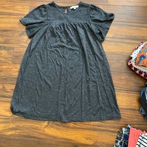 L Loft Short Sleeve Above the Knee Sweater Dress